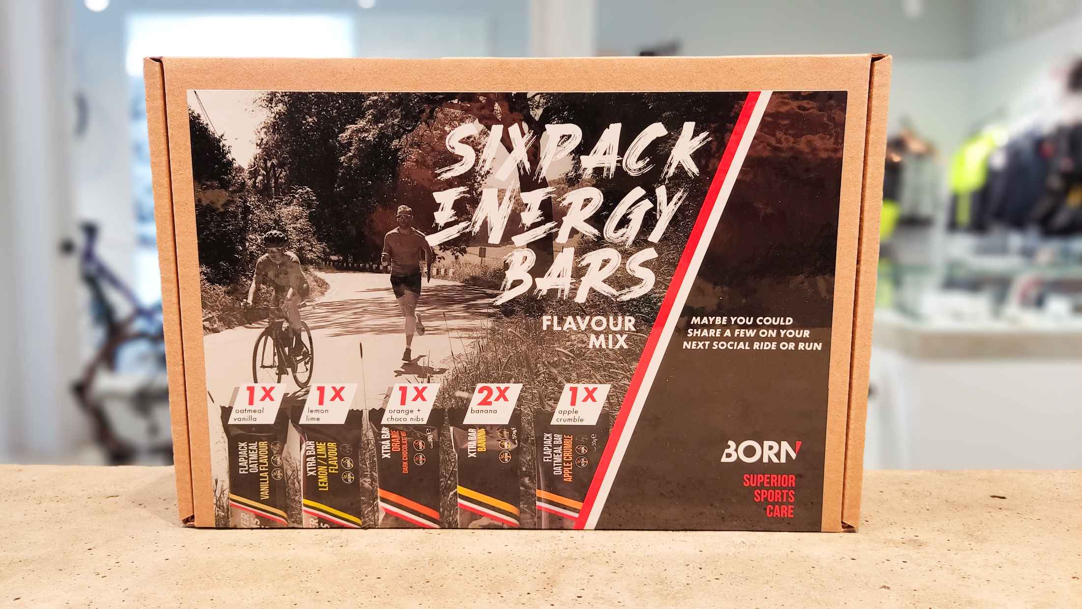 Born sixpack energy bars kopen Antwerpen